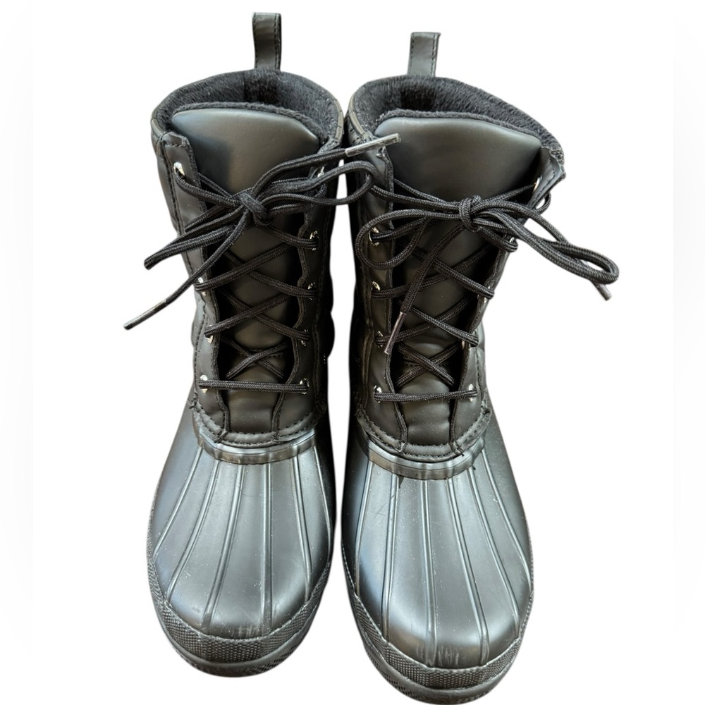 Sperry Topsider Gosling Insulated Black Rubber  Boots Women’s Size 8 - Picture 2 of 12